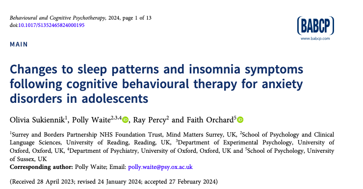 درمان شناختی رفتاری برای مشکلات خواب نوجوانان